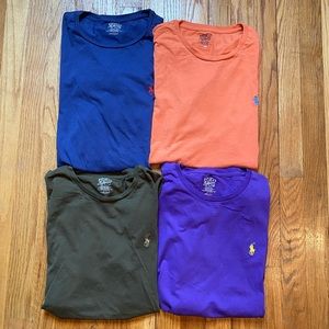 4x Polo Ralph Lauren Custom Fit Medium T-Shirts
